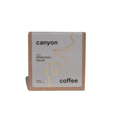 Afternoon Decaf Instant Coffee - Colombian medium roast by Canyon Coffee