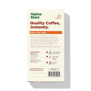 Alpine Start Foods Dirty Chai Latte Instant Coffee Back