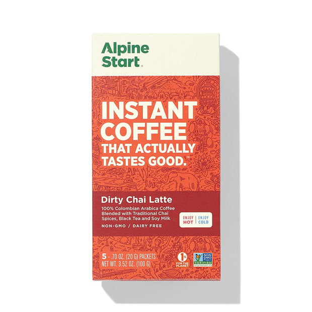 Alpine Start Foods Dirty Chai Latte Instant Coffee Front
